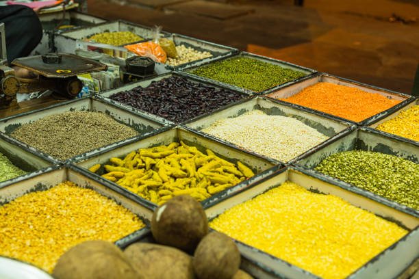 istock Spices sold in Indian stores 1648484797