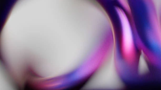 fundo de loop abstrato - abstract swirl curve ethereal - fotografias e filmes do acervo