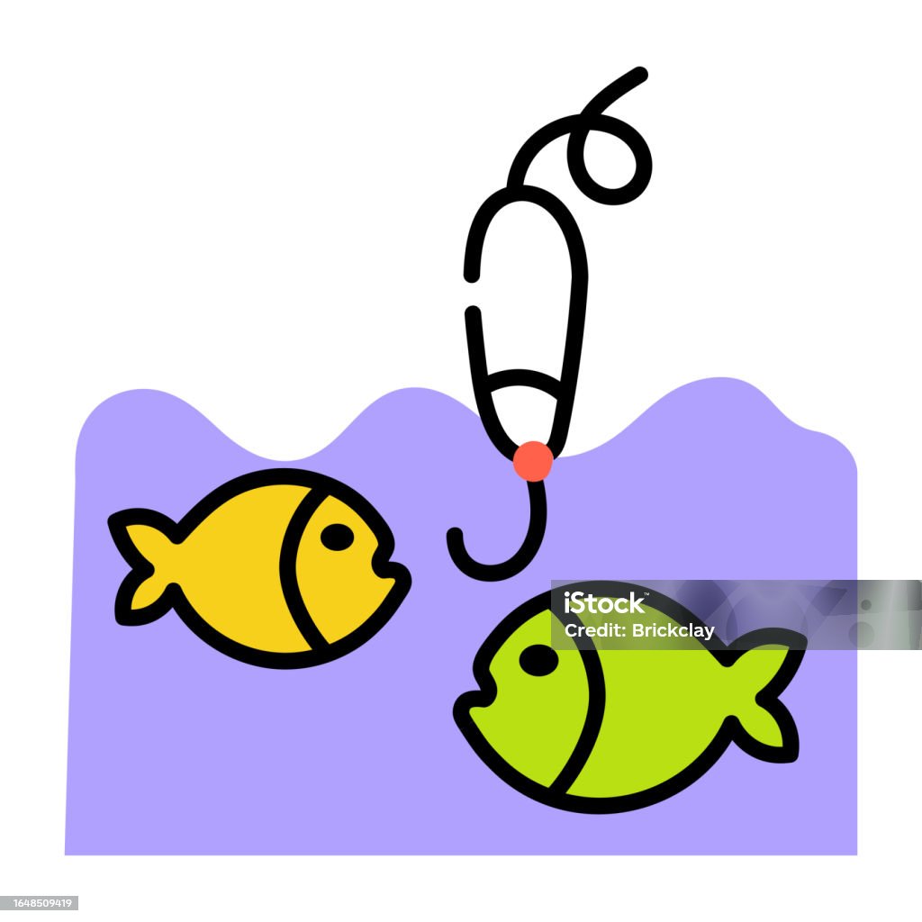Draw Fish Trap Fish Trap Stock Illustration - Download Image Now - Activity, Animal ...