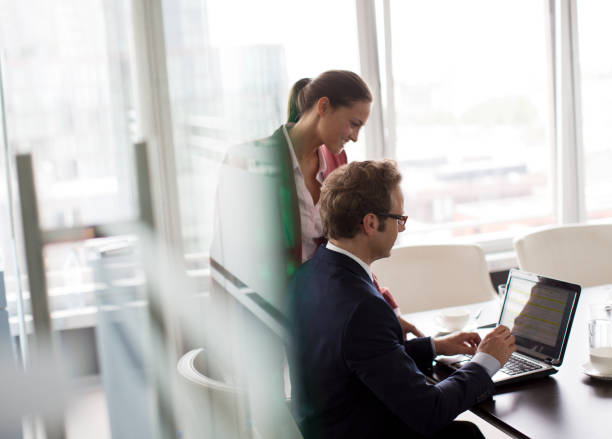 istock Business people working in office 164852311