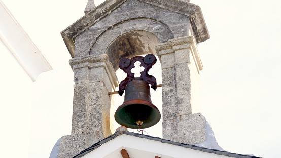 bronze bell in a bell tower
