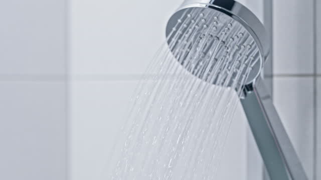 LD Water running from a showerhead