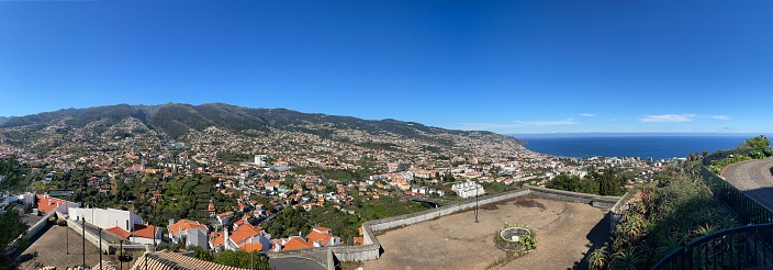 Panorama of Funchal in Madeira