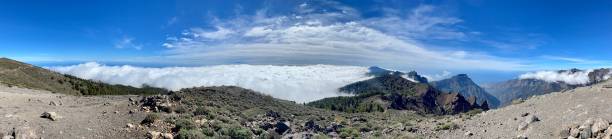 istock Panorama of clouds and mountains in La Palma 1648574374