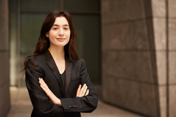 istock Street Professional: Businesswoman's Confident portrait in Suit 1648595186