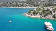 istock Aerial view of  Kekova in Antalya with by drone 1648607107