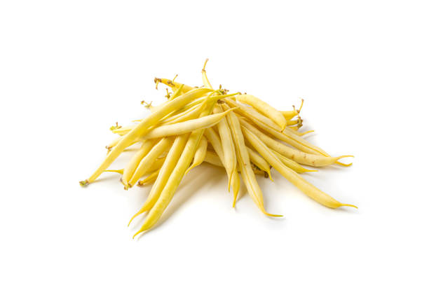 istock Yellow French Beans, Raw String Beans Pile, Fresh Wax Bean Pods 1648638700
