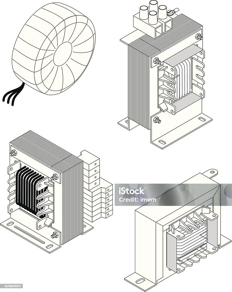 Трансформатор - Векторная графика Machinery роялти-фри