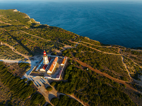 Rumeli Feneri Lighthouse in Sariyer, Istanbul, Turkey