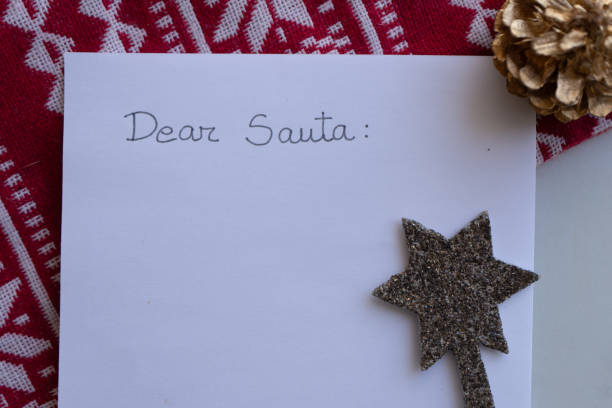 istock Letter to Santa Claus at Christmas 1648706726