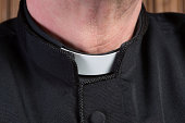 Priest clerical collar