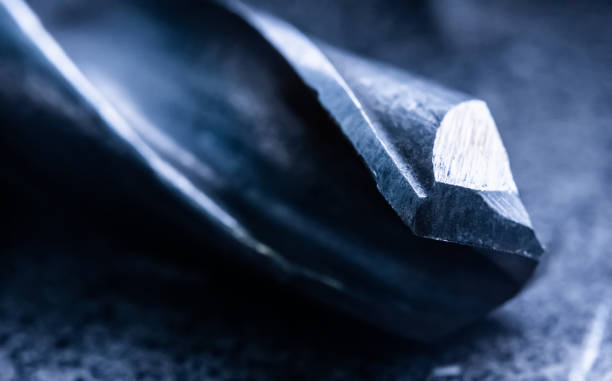 istock Close up view of drill bit 1648734361