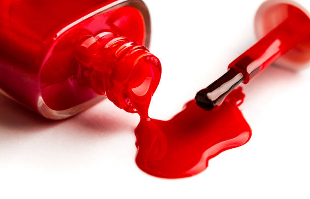 istock Nail polish bottle with brush 1648747715