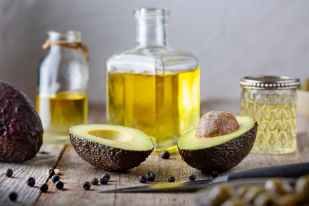 istock Avocado, olives and oil 1648774081