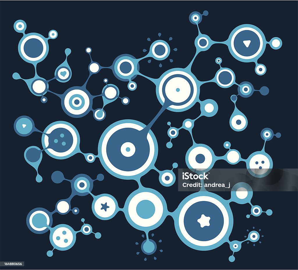 Diseño orgánico - arte vectorial de Conexión libre de derechos