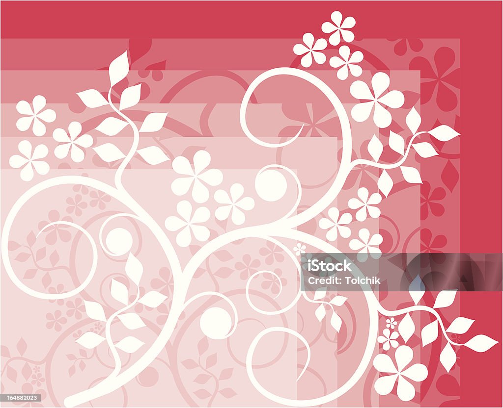 Fond Floral, illustration - clipart vectoriel de Abstrait libre de droits