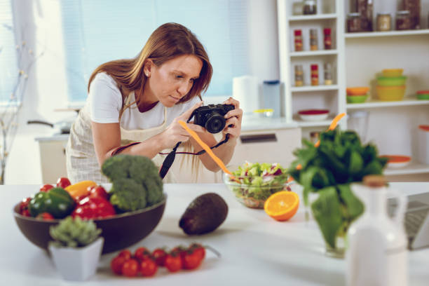 istock Food Blogger Focused On Work 1648826776