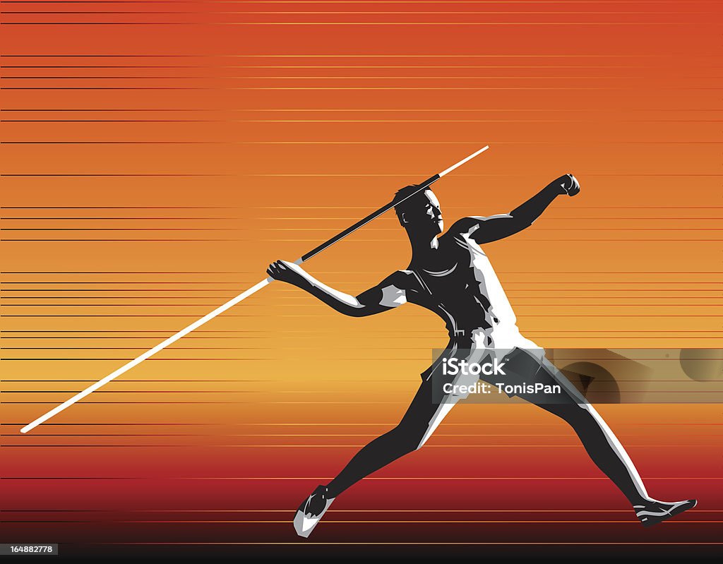 Javelin - arte vectorial de Jabalina libre de derechos