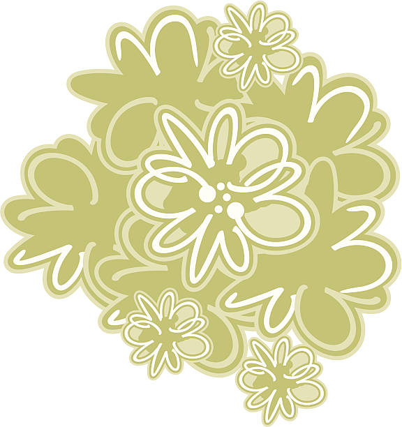 dynamic flores - ilustración de arte vectorial