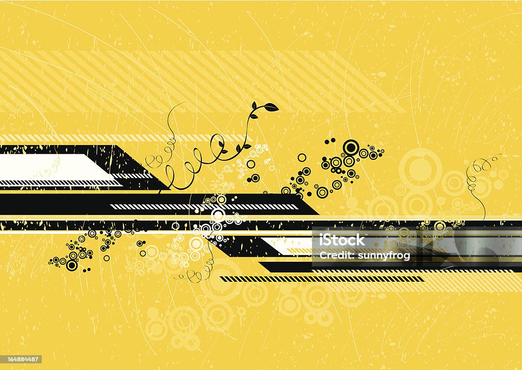 Moderno Fundo amarelo - Vetor de Abstrato royalty-free