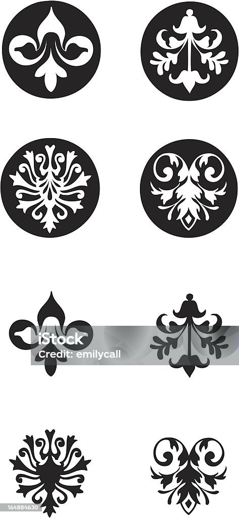 designs ornamentais - Vetor de Ferro Forjado royalty-free