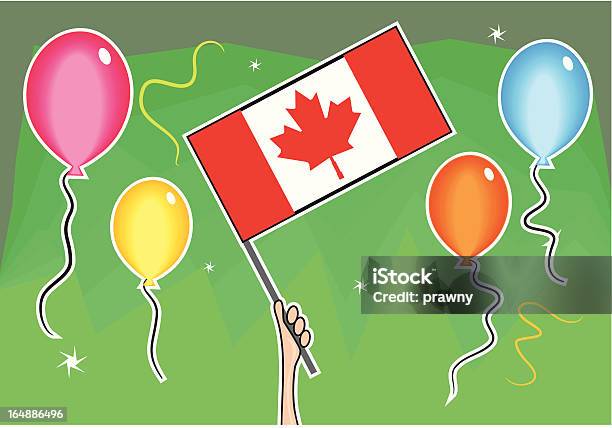 Flaga Kanady - Stockowe grafiki wektorowe i więcej obrazów Bez ludzi - Bez ludzi, Clip Art, Dopingować
