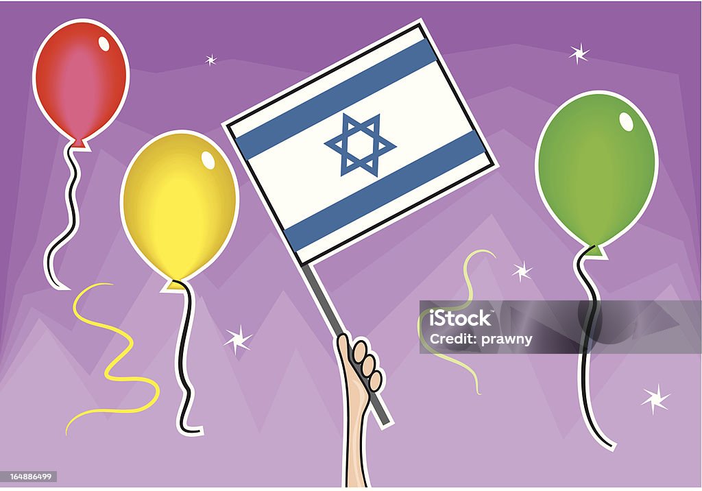 Israelische Flagge - Lizenzfrei Besonderes Lebensereignis Vektorgrafik