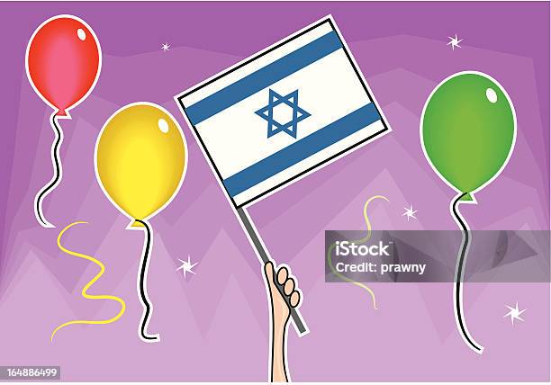 Israelische Flagge Stock Vektor Art und mehr Bilder von Besonderes Lebensereignis - Besonderes Lebensereignis, ClipArt, Ereignis