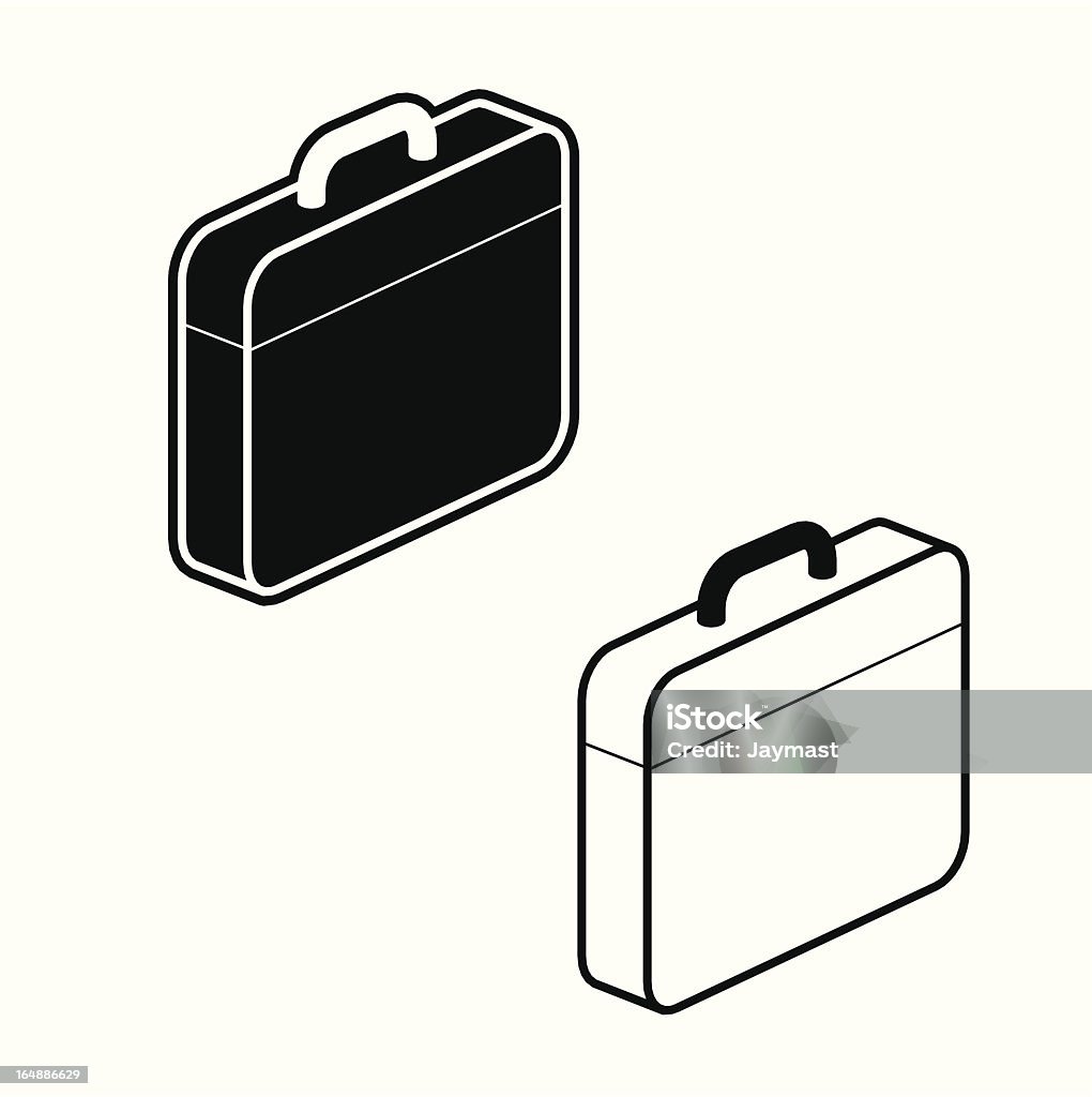 ブリーフケースのアイコン-パートのシリーズ - ��書類鞄のロイヤリティフリーベクトルアート