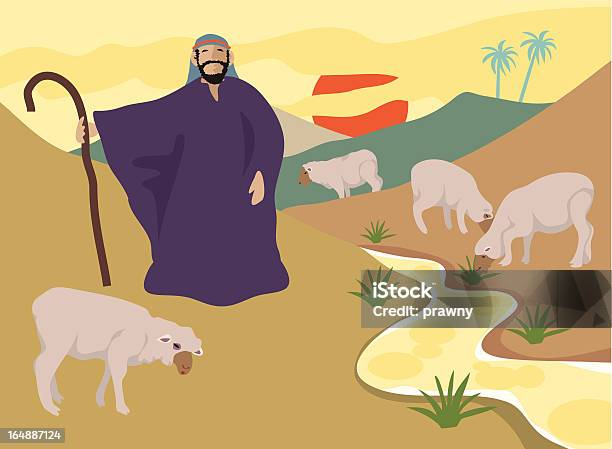 The Good Shepherd Stock Illustration - Download Image Now - Church Of The Good Shepherd - Tekapo, Shepherd, Sheep