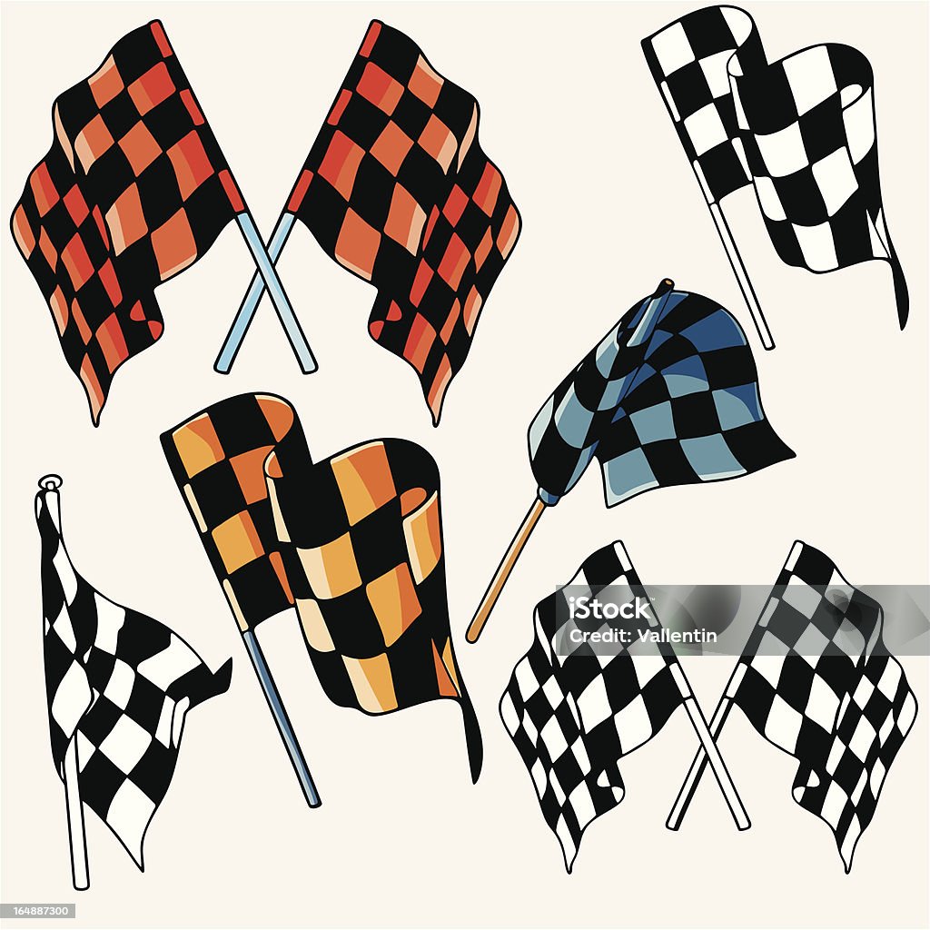 European Flags Racing Racing Flags Stock Illustration - Download Image Now - Anxiety ...