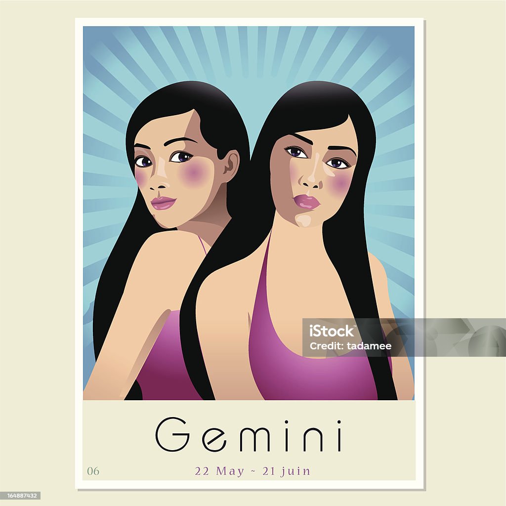 Gemini - Векторная графика Знаки зодиака роялти-фри