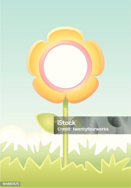 Big Flower Sign Stock Illustration - Download Image Now - Advertisement, Billboard, Blue