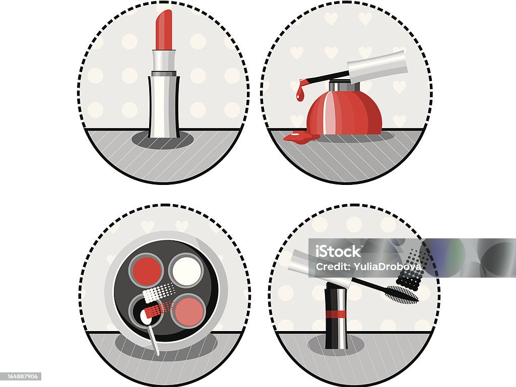 Maquillage des articles - clipart vectoriel de Beauté libre de droits