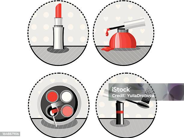 Maquillage Des Articles Vecteurs libres de droits et plus d'images vectorielles de Beauté - Beauté, Cercle, Cheveux