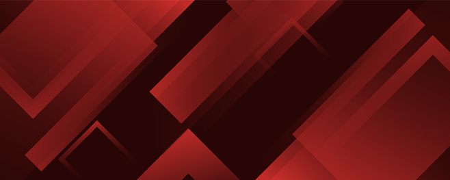 Abstract black red geometric rectangle vector background