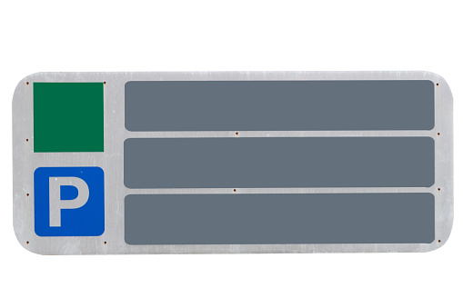3D rendering of a under construction sign on white background