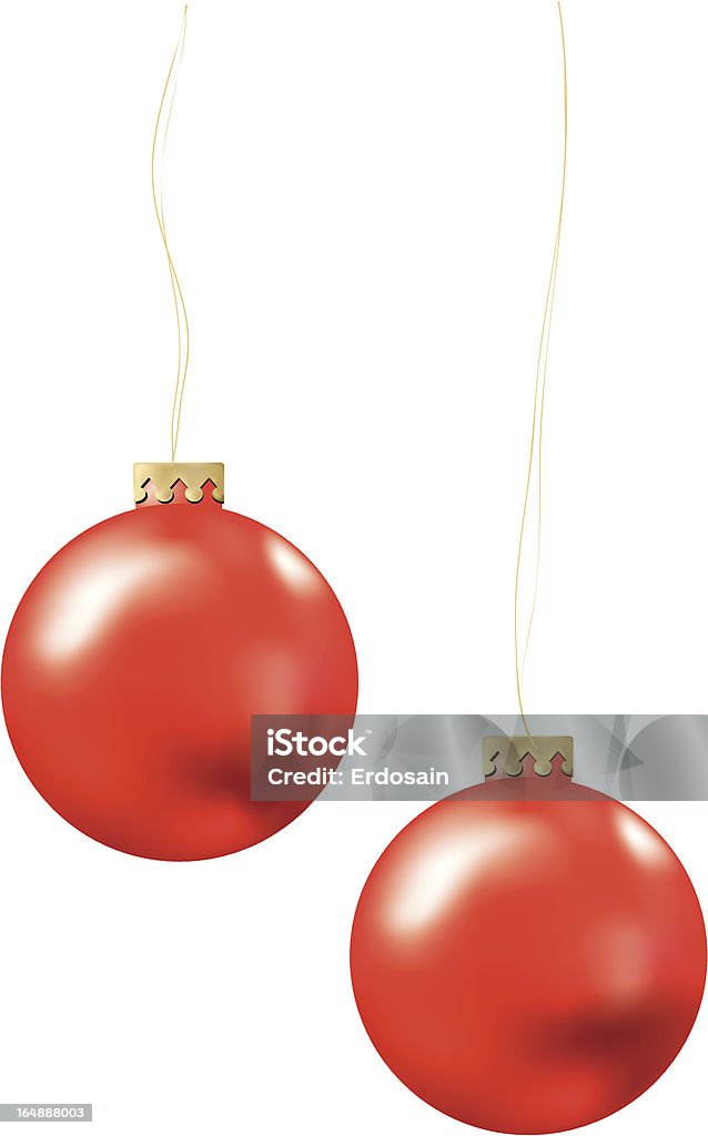 Boules de Noël - clipart vectoriel de Art du portrait libre de droits