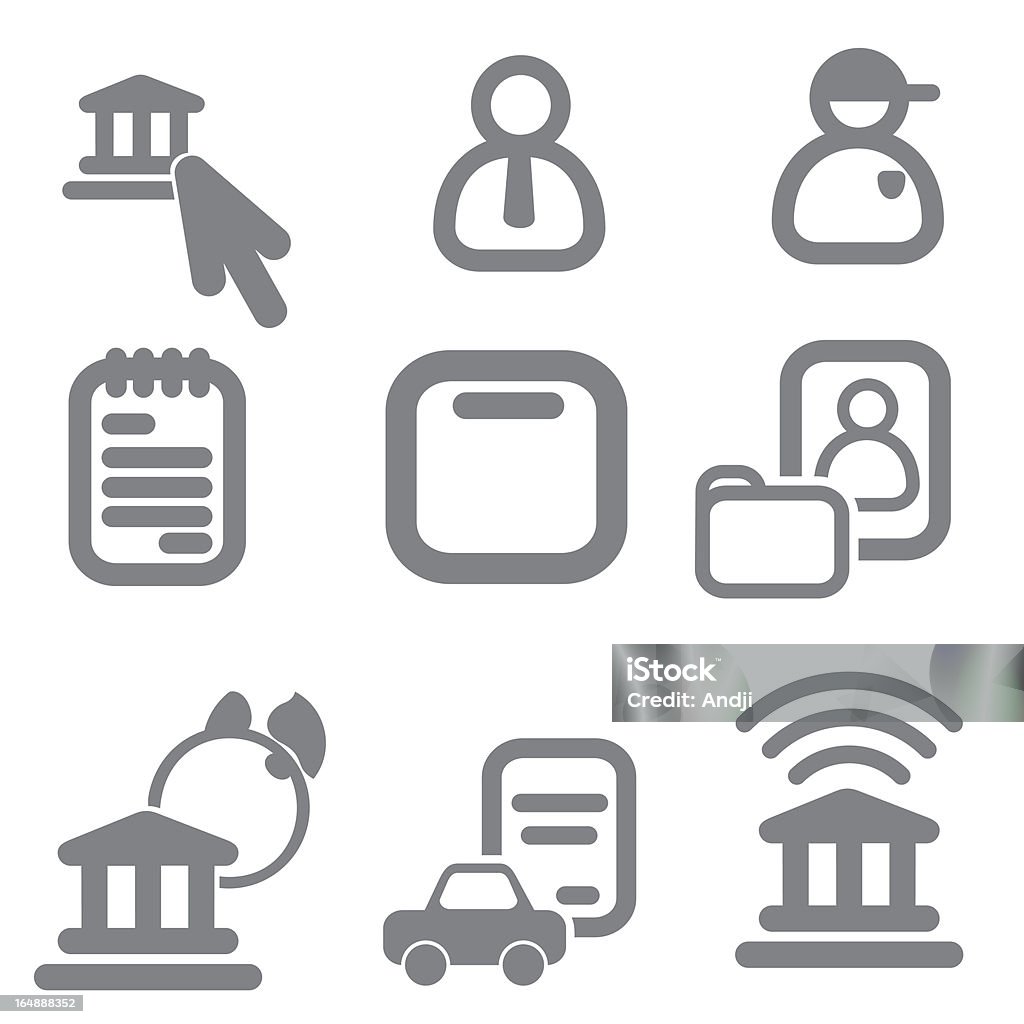 Icons Set Series Accounting icons set. Check my portfolio for many more images from this series. Abstract stock vector