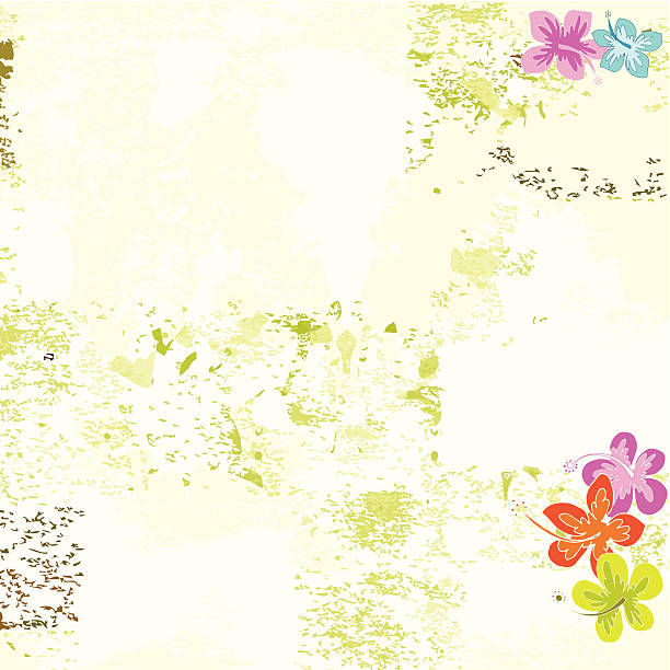 camouflage flowers background vector art illustration