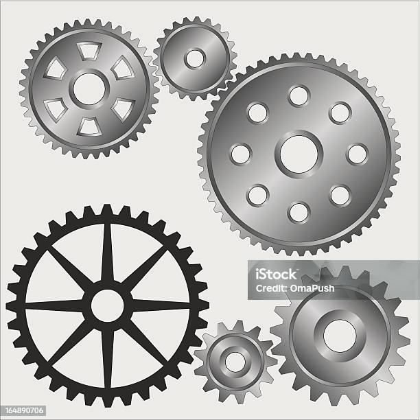 Schaltgetriebe Stock Vektor Art und mehr Bilder von Kreis - Kreis, Vektor, Aktivitäten und Sport