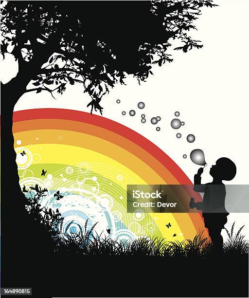 Soap Bubbles Stock Illustration - Download Image Now - Bubble Wand, Child, Soap Sud