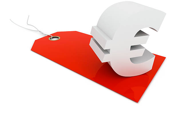 istock Red Price Tag and Euro 164894764