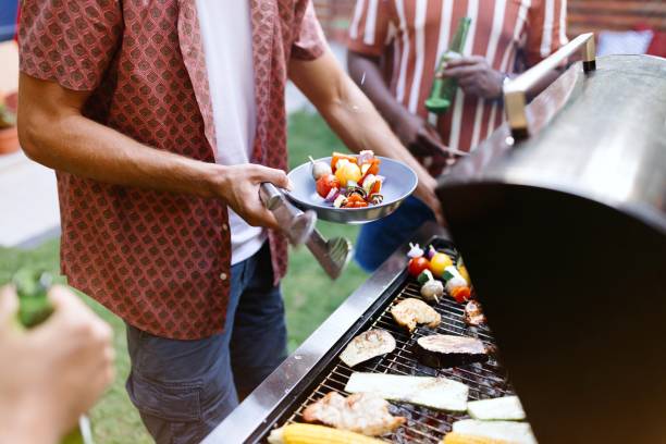 istock Close-up of a barbecue grill 1648951385