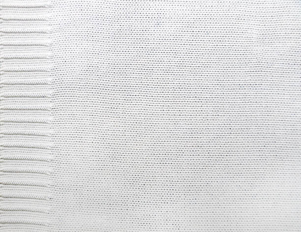 istock Wool sweater texture of white color with  border. Natural knitted wool material. Horizontal or vertical background with knitted fabric texture 1648961175
