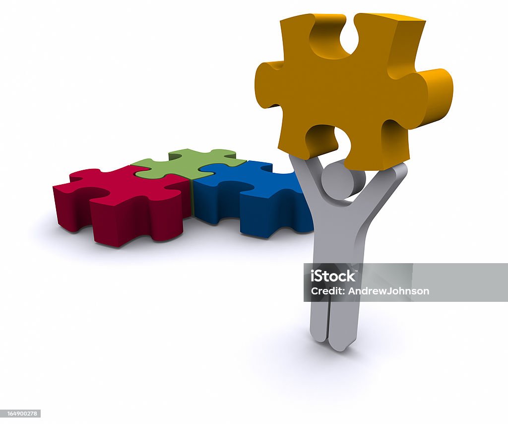 The Solution Jigsaw Puzzle Absence Stock Photo
