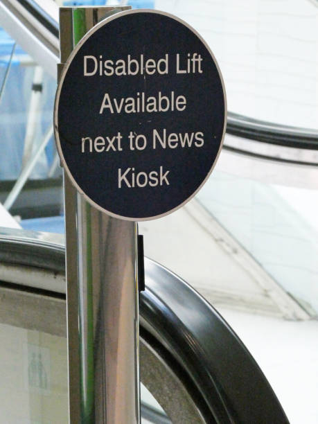 istock Clear signage for wheelchair users positioned in public places 1649009804