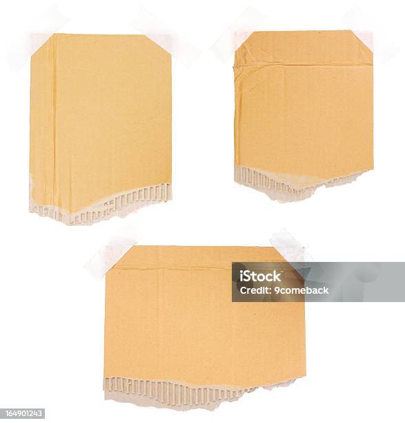 Pappe Stücke Stock Vektor Art und mehr Bilder von Absperrband - Absperrband, Alt, Braun