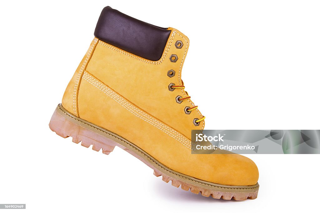 Yellow boots - Lizenzfrei Braun Stock-Foto
