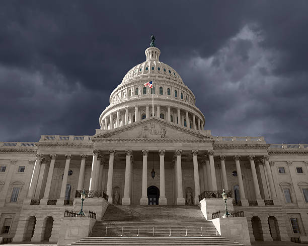 istock Dark Sky over the United States Capitol 164902510